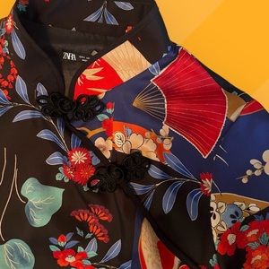 NEW!! TRENDY ZARA ASAIN SYLE DRESS!!